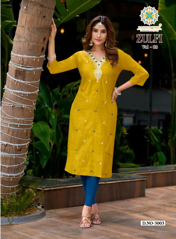 Passion tree zulfi vol 3 buy kurtis wholesale online india
